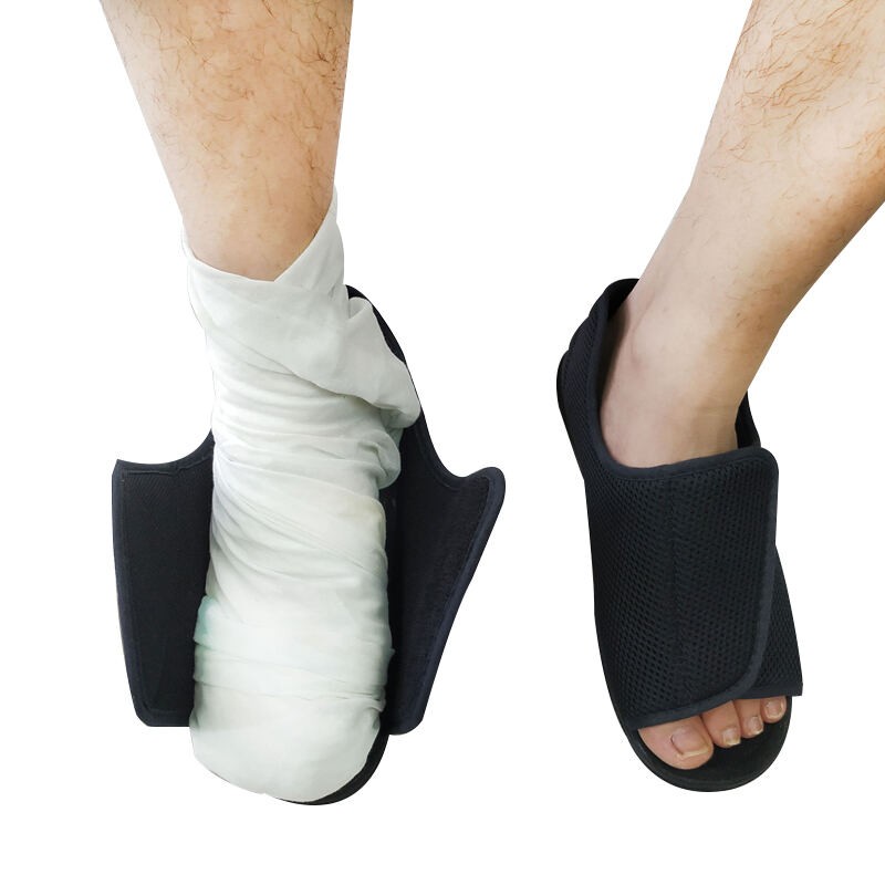 Men/'s Extra Wide Slip on Shoes Adjustable Diabetic Edema Swollen Feet Slippers